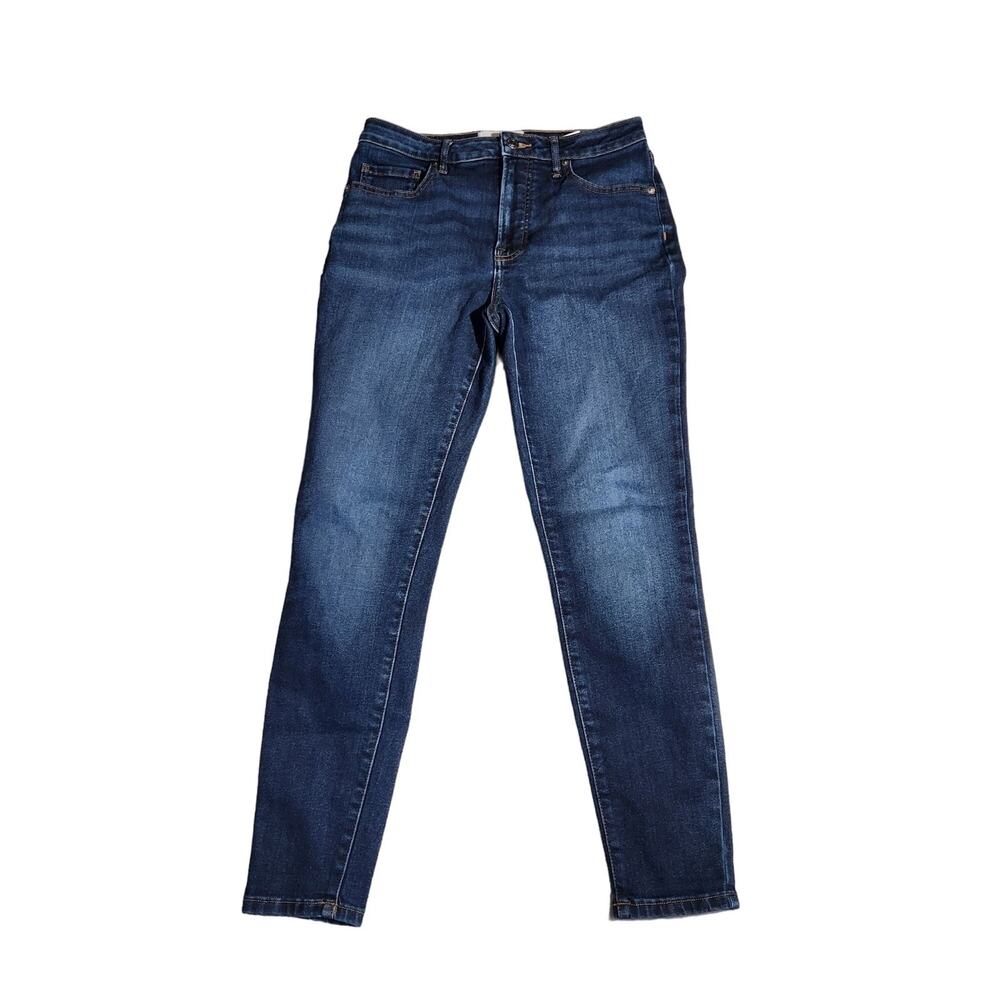 Everlane The Curvy High Rise Skinny Jeans In Blue Womens Size 29 Regular Denim